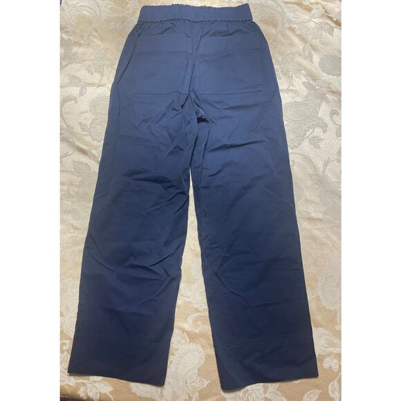 Everlane Size 2 Womens Pants Organic Cotton Black Pull On Stretch Elastic Waist - Picture 2 of 10